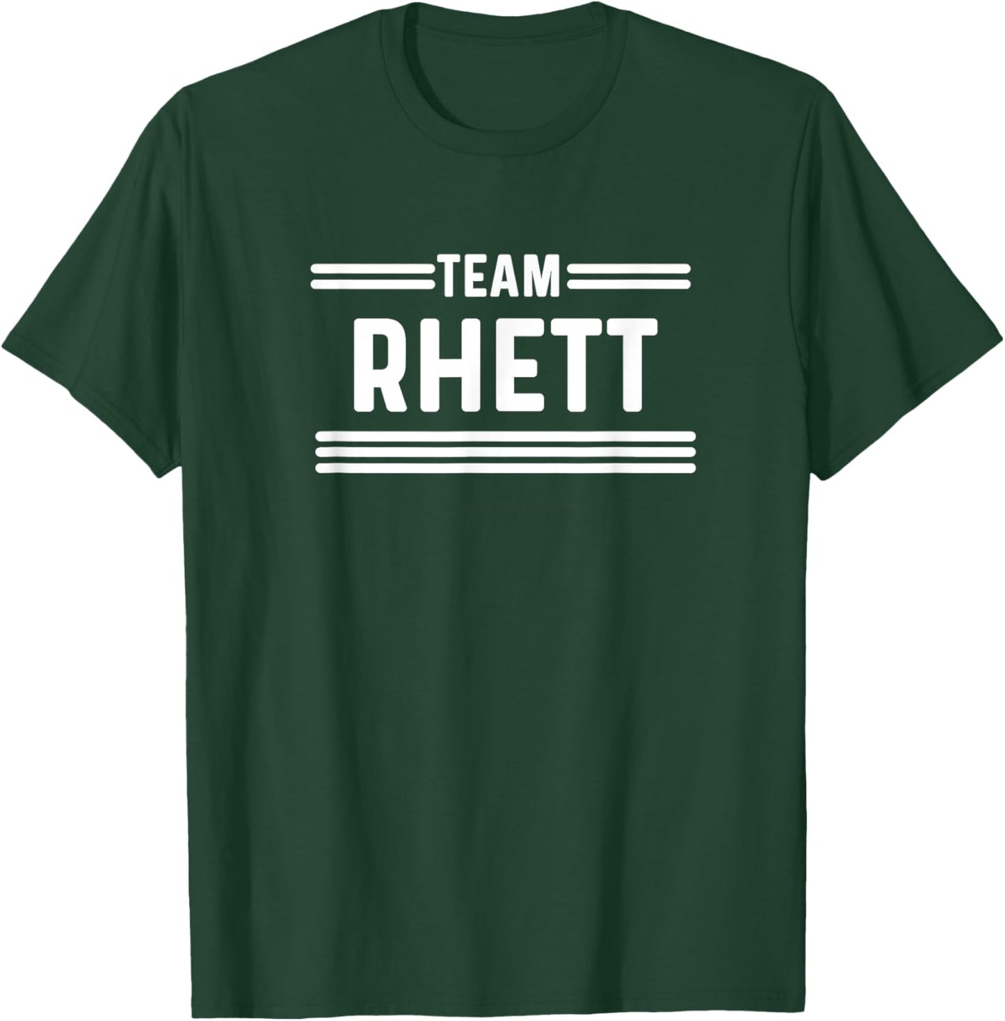 Team Rhett - Family Name T-Shirt - T-Shirt | Forest