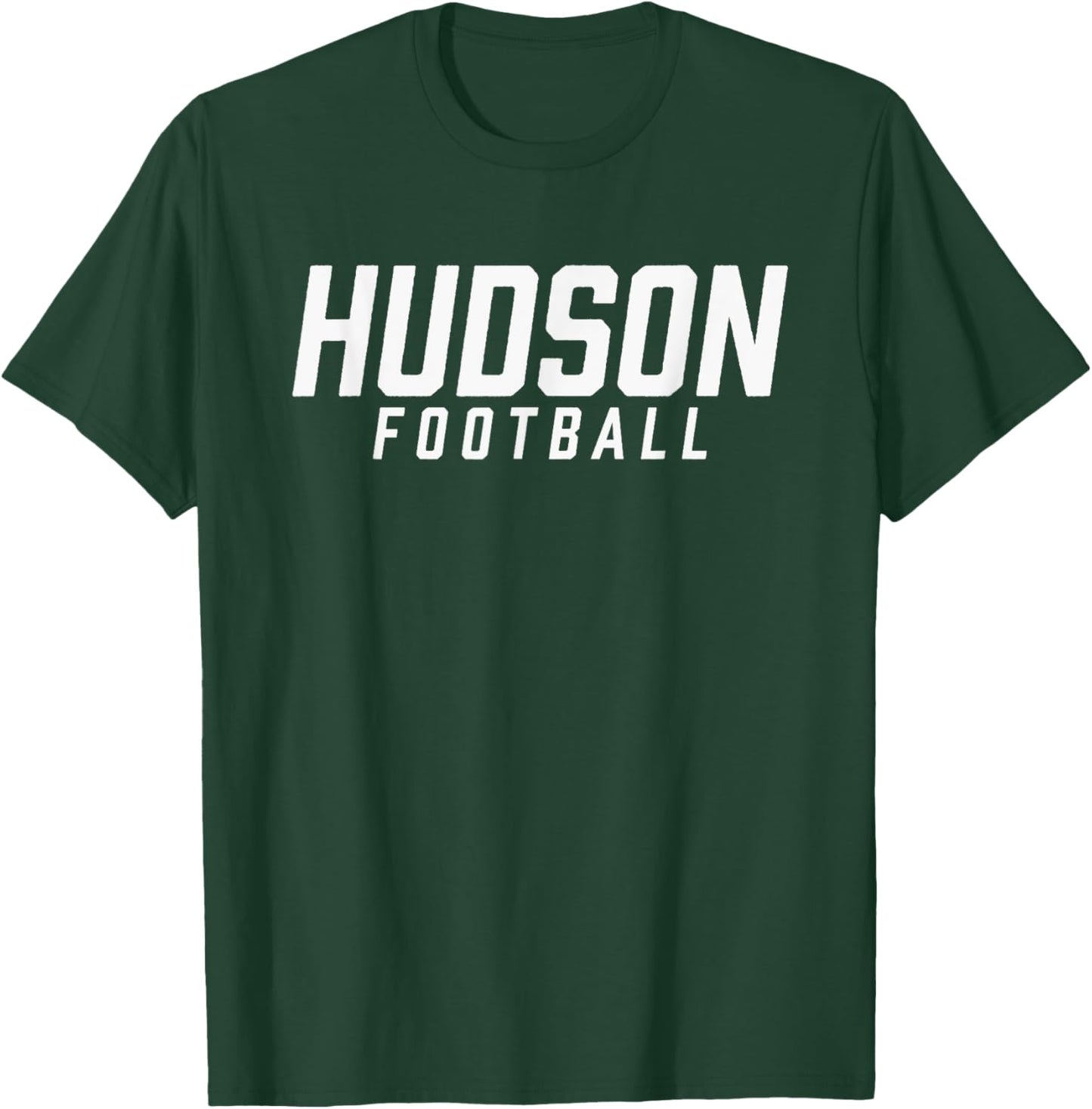 Hudson High School Football Team T-Shirt - T-Shirt | Forest
