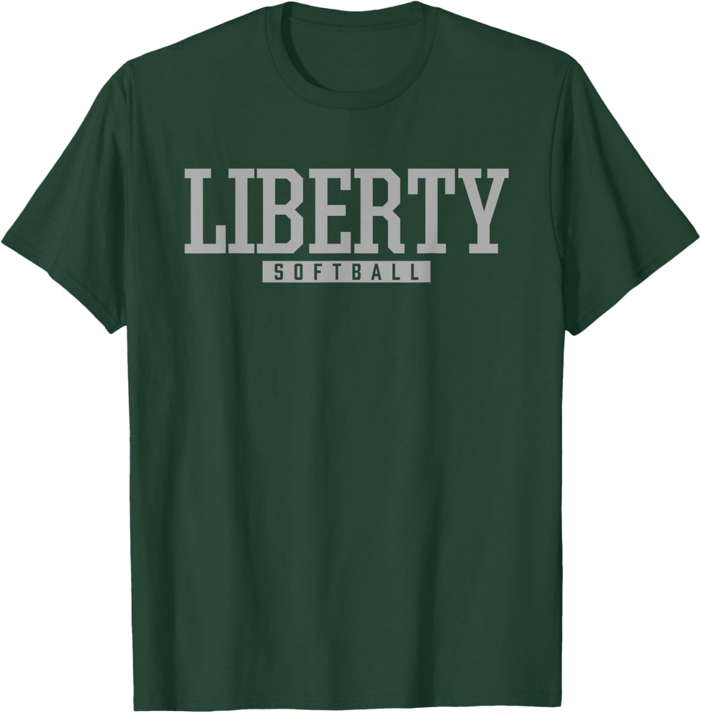 Liberty High School Softball T-Shirt - T-Shirt | Forest