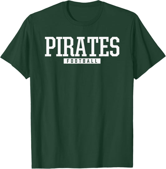 Perry Pirates Football HS T-Shirt - T-Shirt | Forest