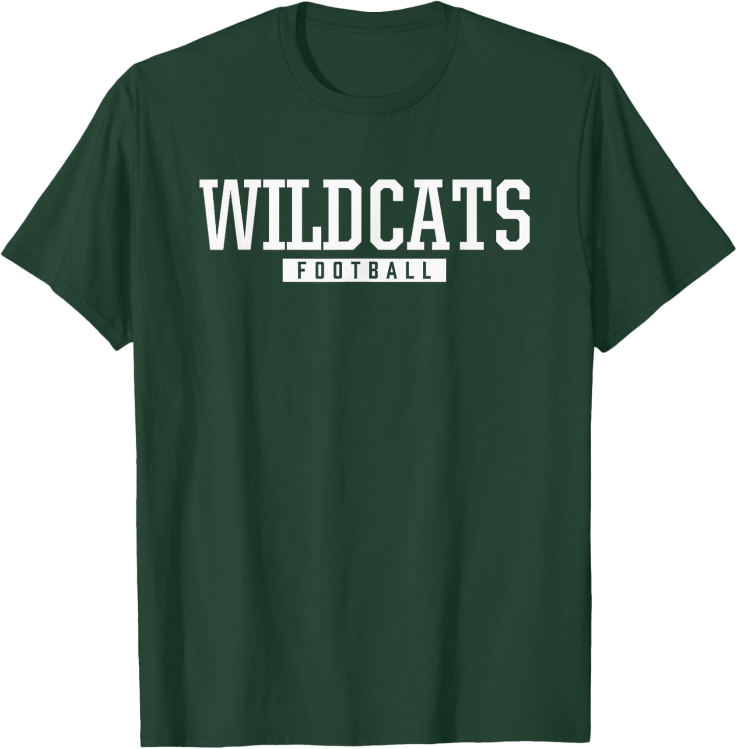 Wildwood Wildcats Football HS T-Shirt - T-Shirt | Forest