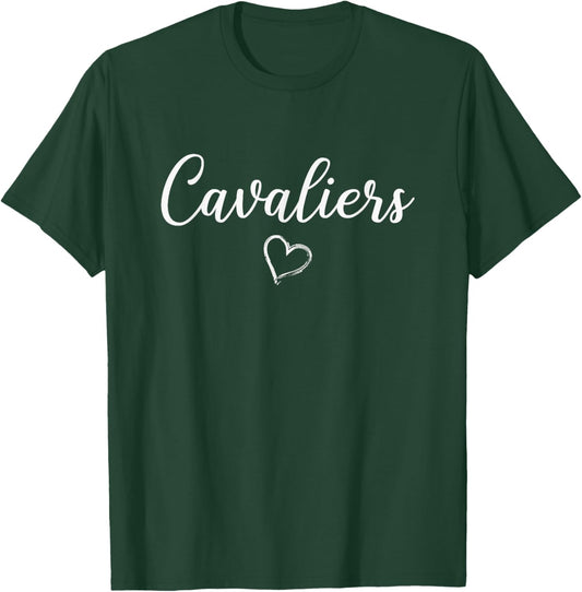 Cleveland Cavaliers Above Small Heart T-Shirt - T-Shirt | Forest