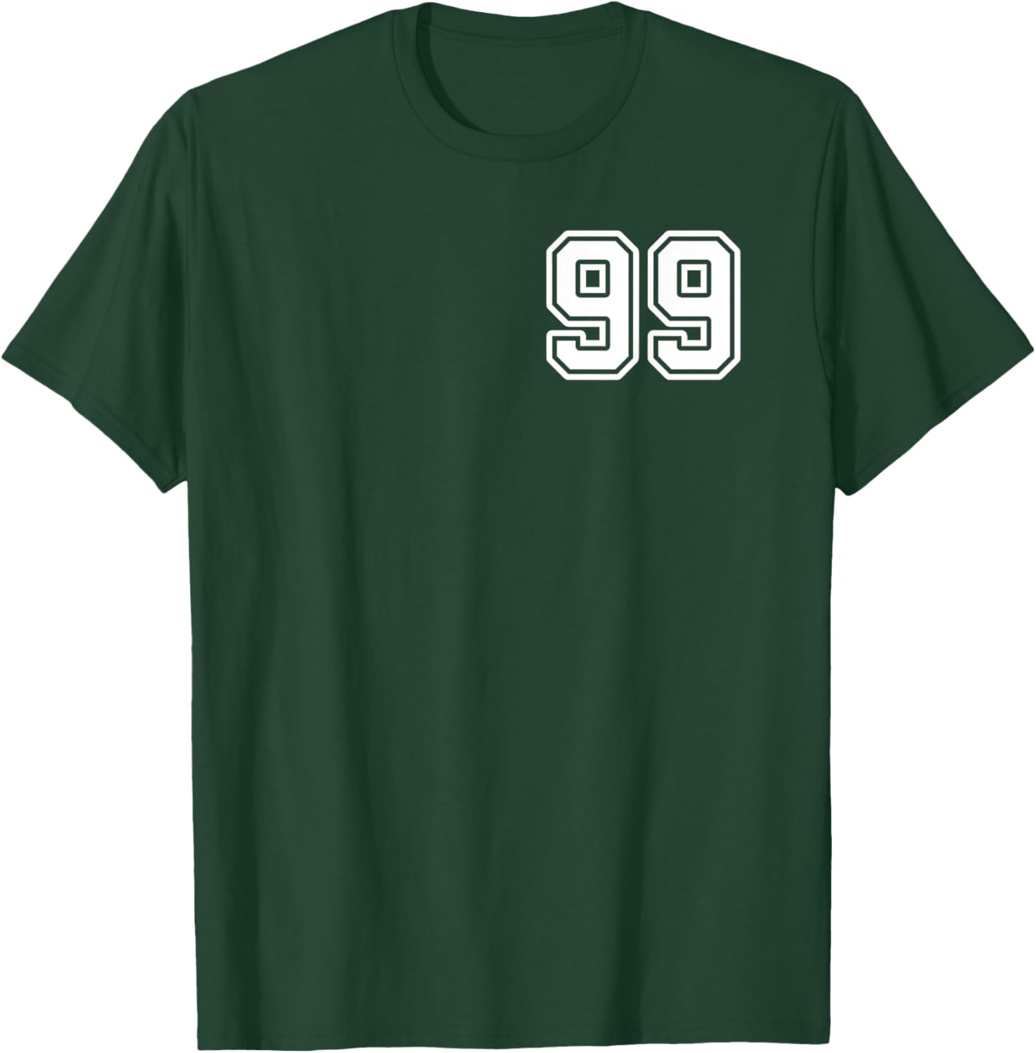Number 99 Shirt #99 Player Sports Team Men Women Kids T-Shirt - T-Shirt | Forest