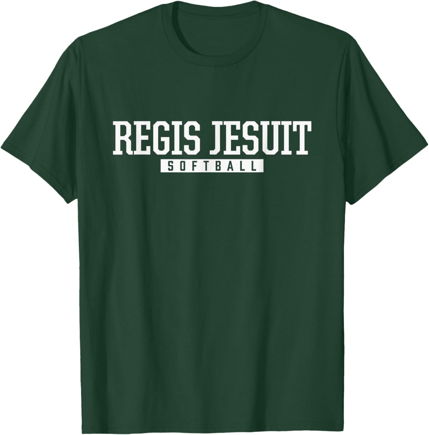 Regis Jesuit High School Softball T-Shirt - T-Shirt | Forest