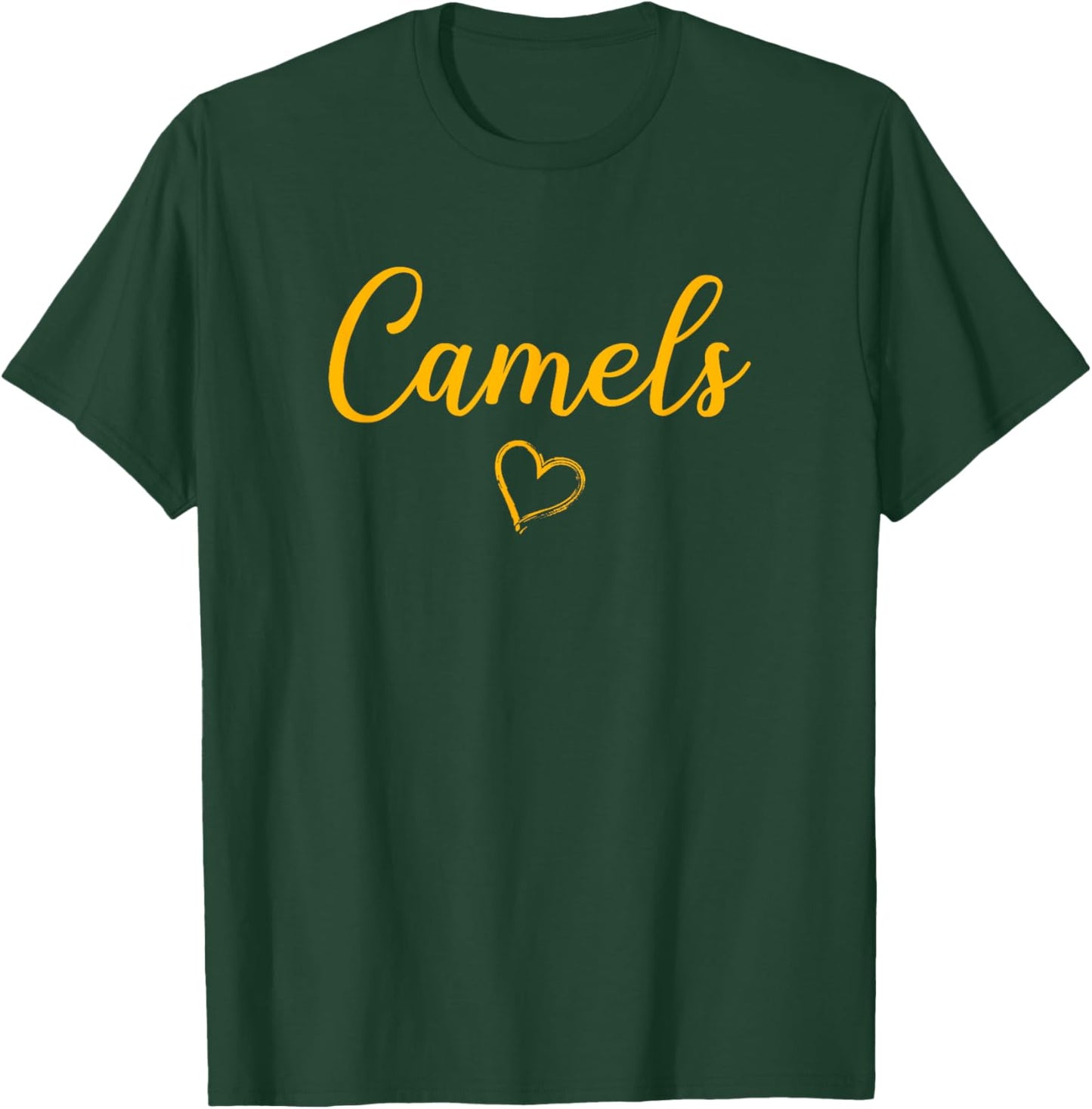 Campbell County Camels Above Small Heart T-Shirt - T-Shirt | Forest