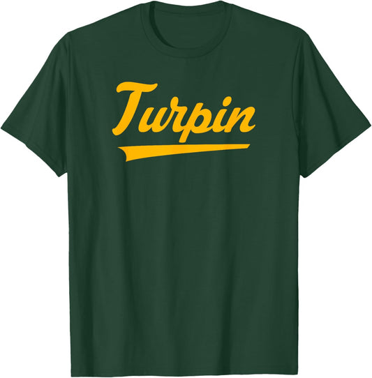 Turpin High School Vintage Swoosh T-Shirt - T-Shirt | Forest