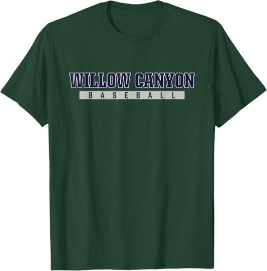 Willow Canyon High School Baseball T-Shirt - T-Shirt | Forest
