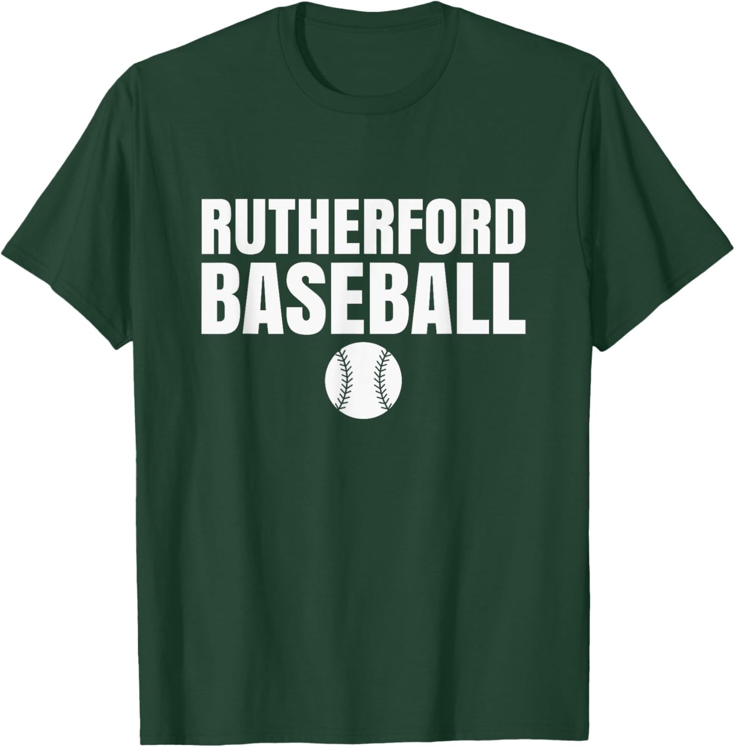 Rutherford High School Baseball T-Shirt - T-Shirt | Forest