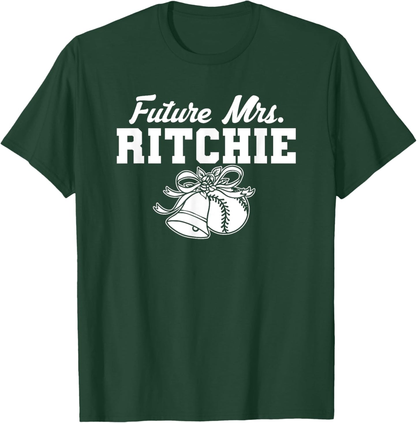 Future Mrs. JR Ritchie Prospect Baseball Fan Gear T-Shirt - T-Shirt | Forest