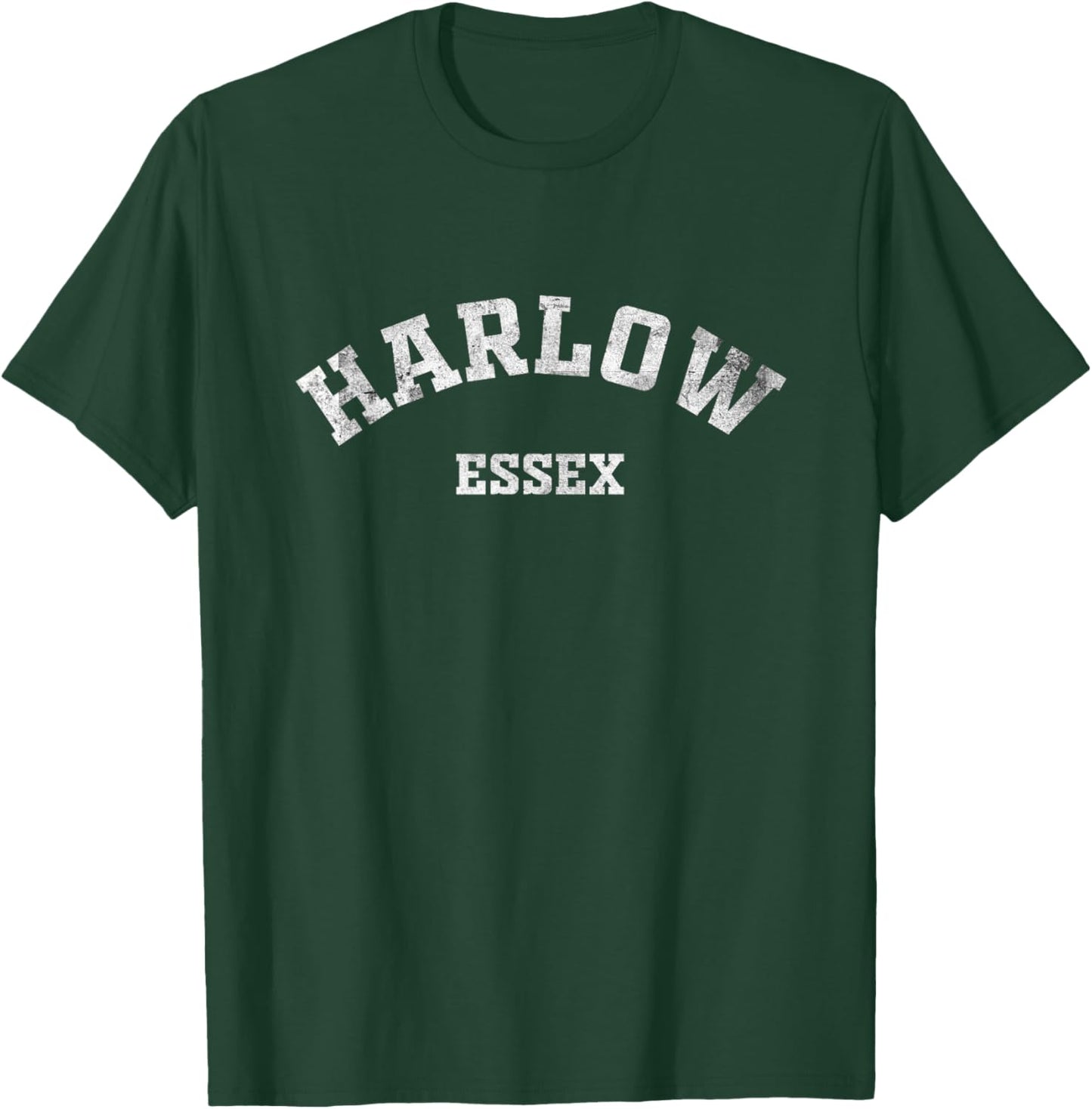 Harlow Essex Gifts England Vintage Souvenirs Apparel Retro T-Shirt - T-Shirt | Forest