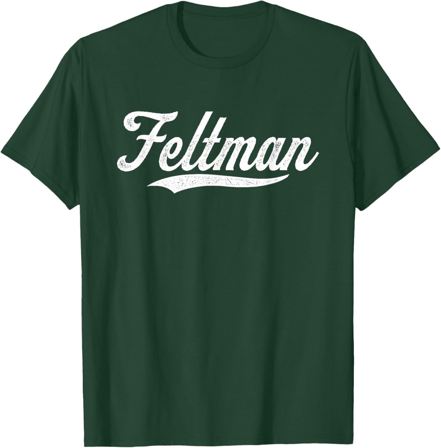 Distressed Script Durbin Feltman Prospect Baseball Fan Gear T-Shirt - T-Shirt | Forest