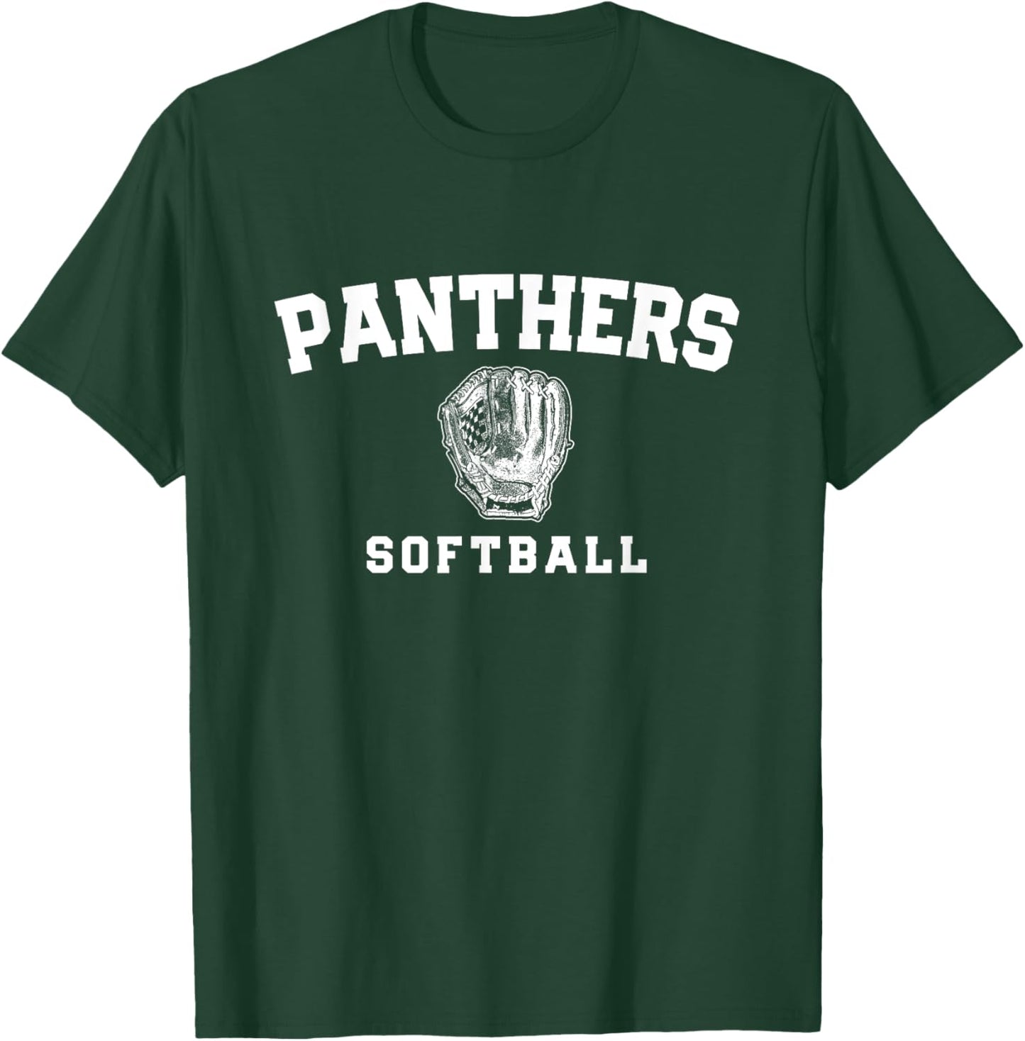 Panthers Cabot Softball Mitt HS T-Shirt - T-Shirt | Forest