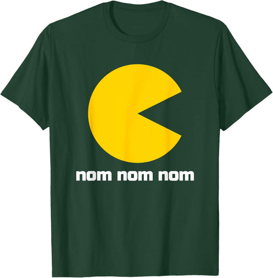 Classic Video Game Nom Nom Nom T-Shirt - T-Shirt | Forest