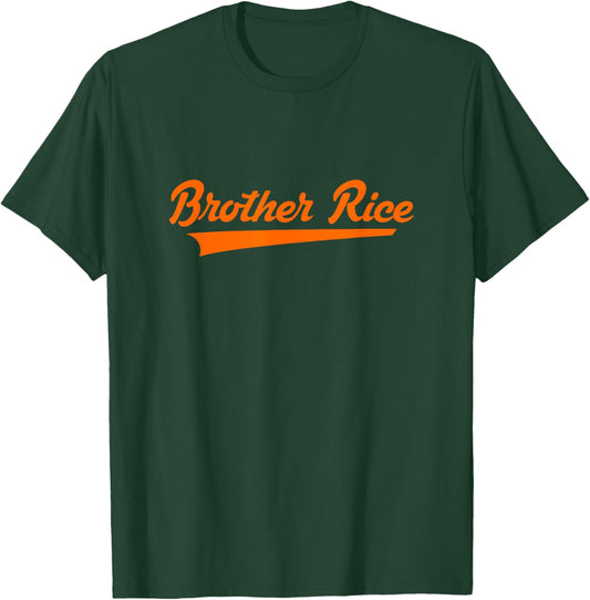 Brother Rice High School Vintage Swoosh T-Shirt - T-Shirt | Forest