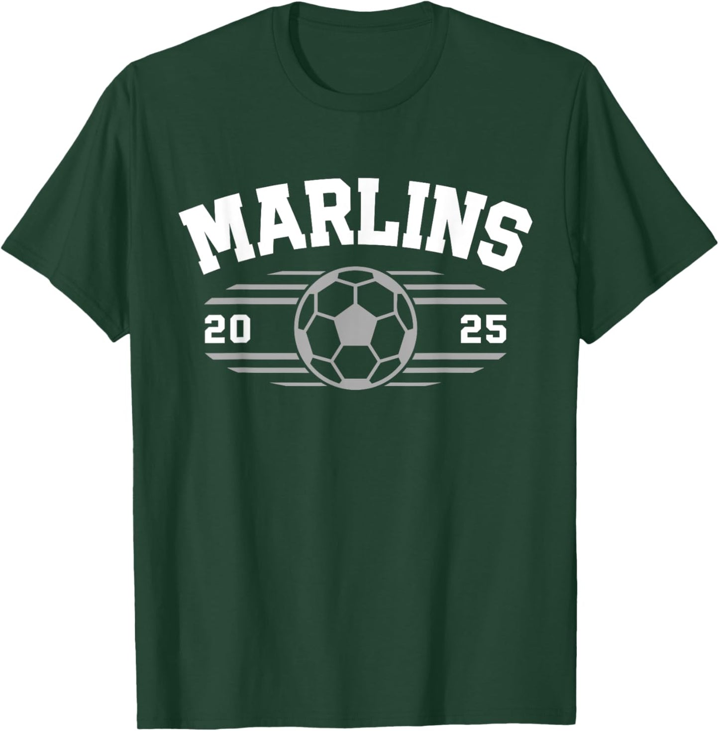 Marlins Mercy Soccer Ball 2025 HS T-Shirt - T-Shirt | Forest