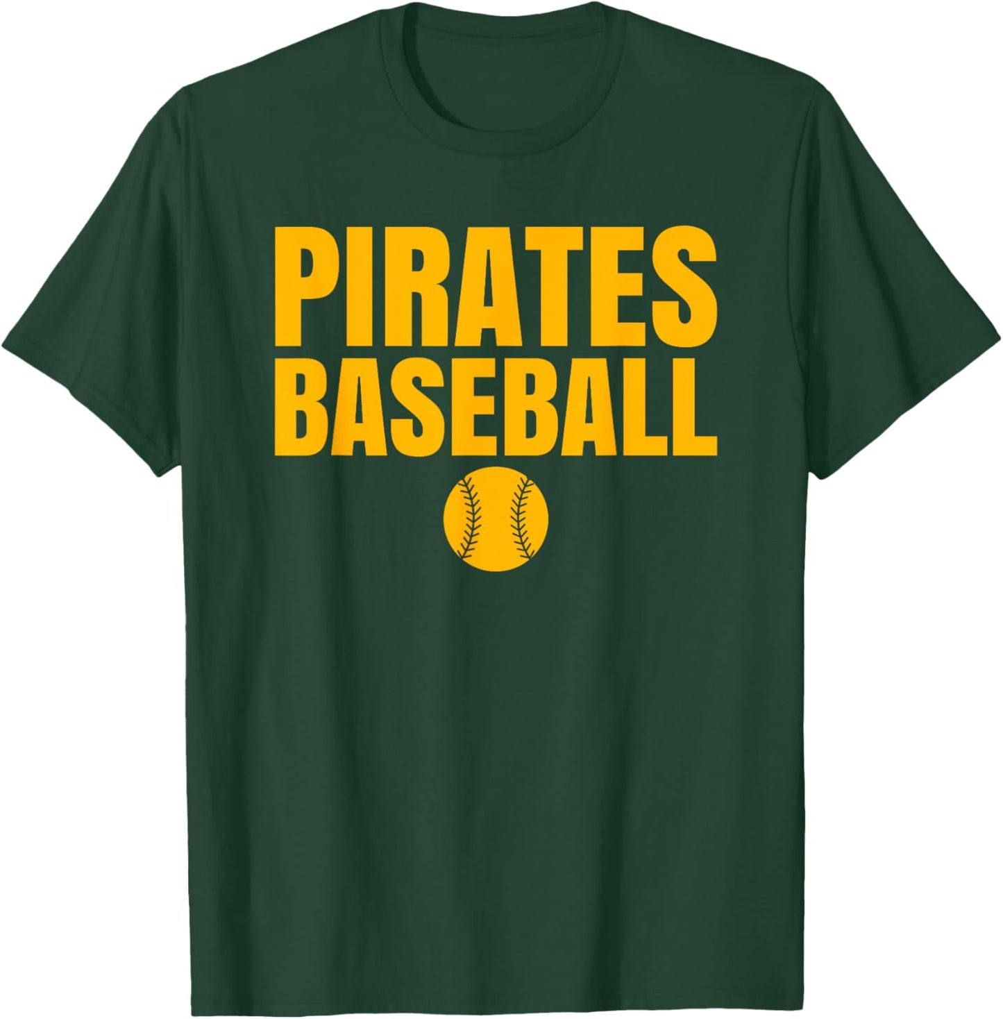 Heath Pirates Baseball T-Shirt - T-Shirt | Forest