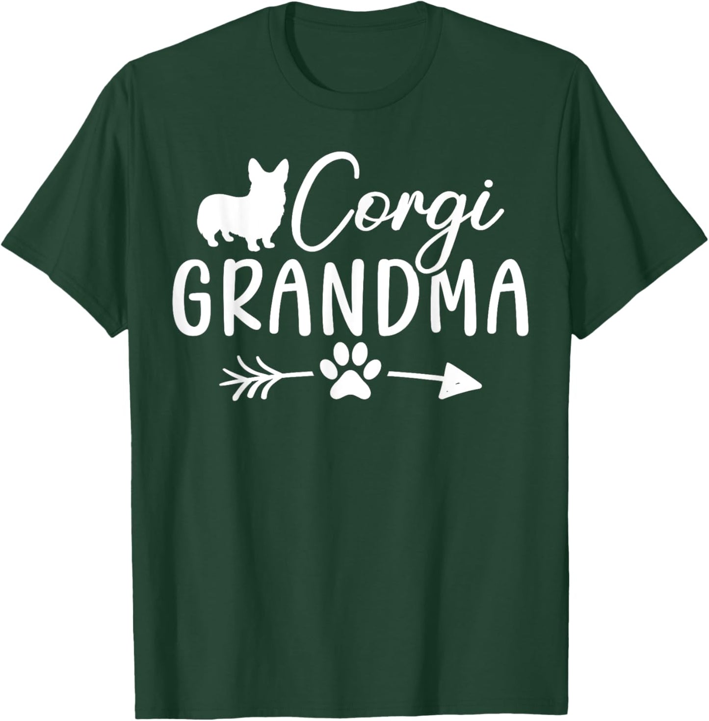 Corgi Grandma Corgi Dog T-Shirt - T-Shirt | Forest