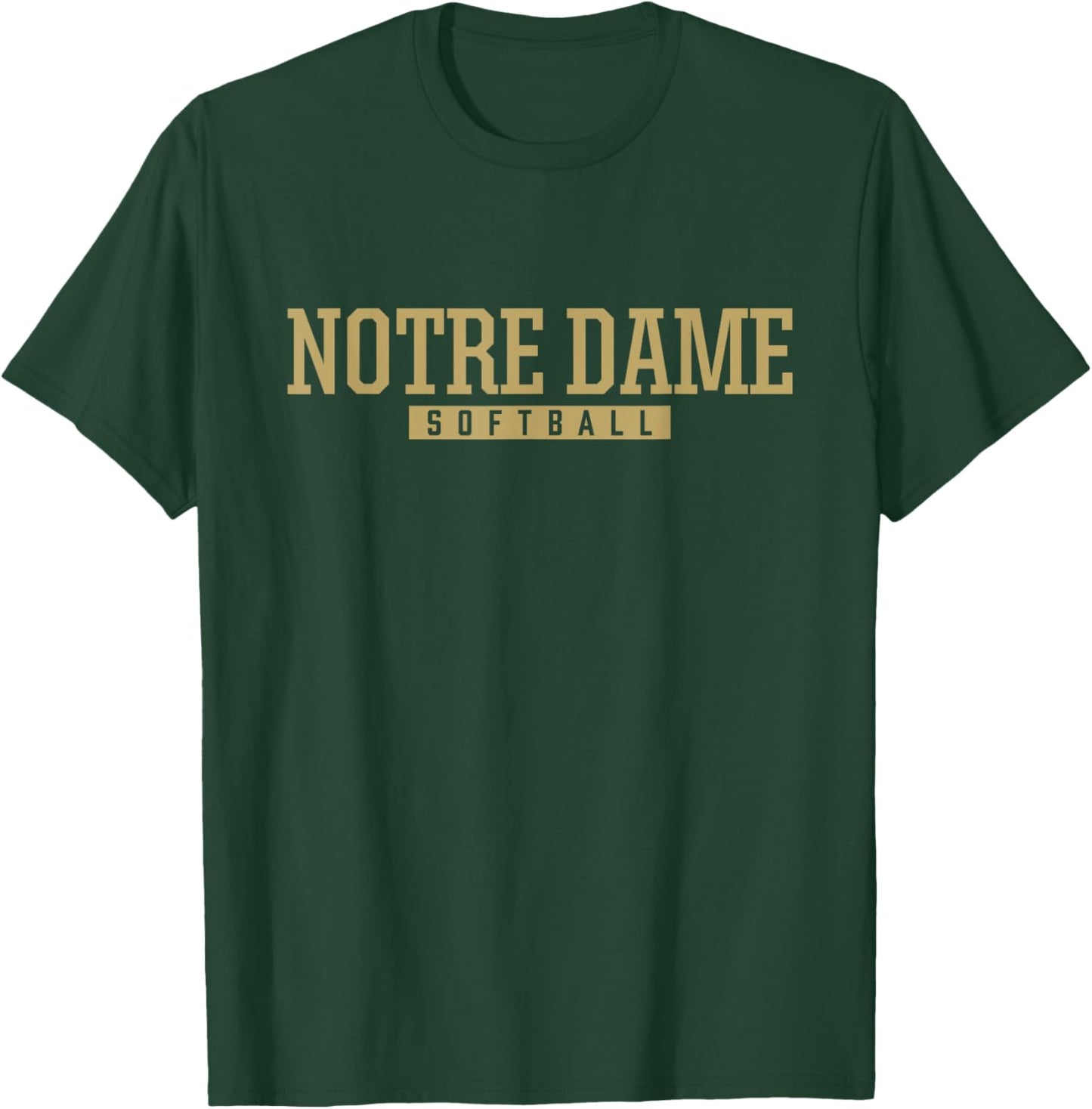 Notre Dame High School Softball T-Shirt - T-Shirt | Forest