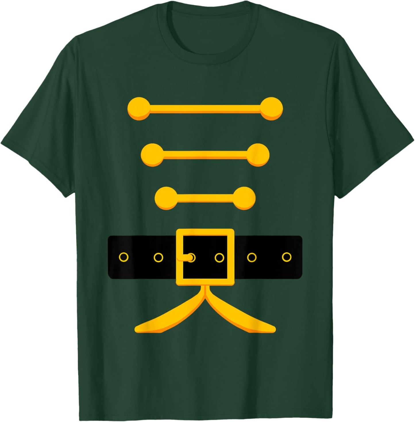 Funny Xmas Nutcracker Costume Uniform Matching Toy Soldier T-Shirt - T-Shirt | Forest