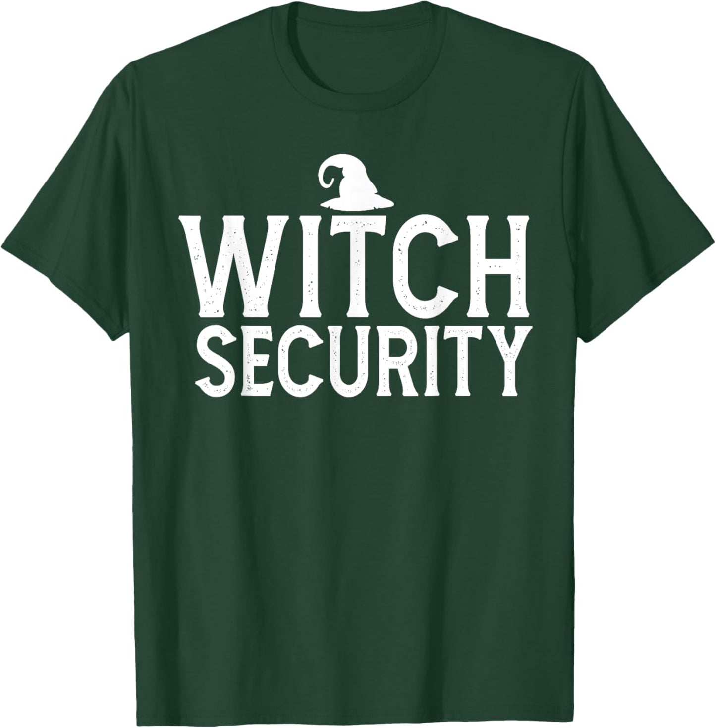 Funny Halloween Costume Witch Security Boyfriend Fun T-Shirt - T-Shirt | Forest