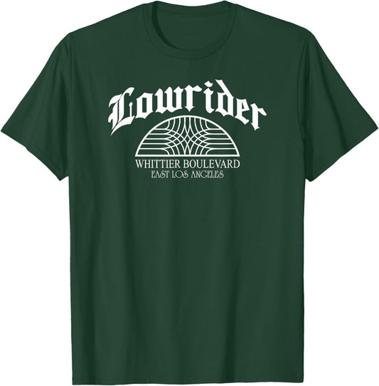 Lowrider Whittier Blvd Sign Retro Cholo Chicano Low Rider T-Shirt - T-Shirt | Forest