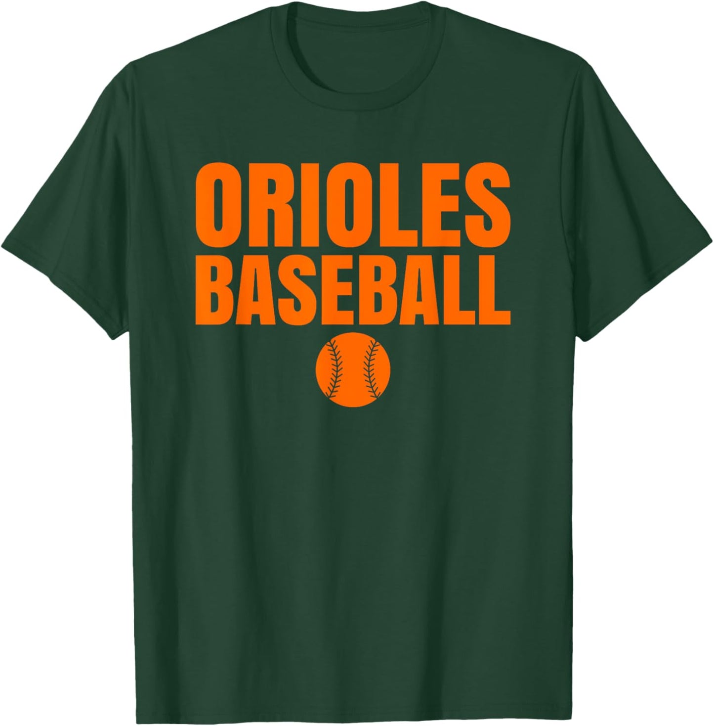 Warren Orioles Baseball T-Shirt - T-Shirt | Forest
