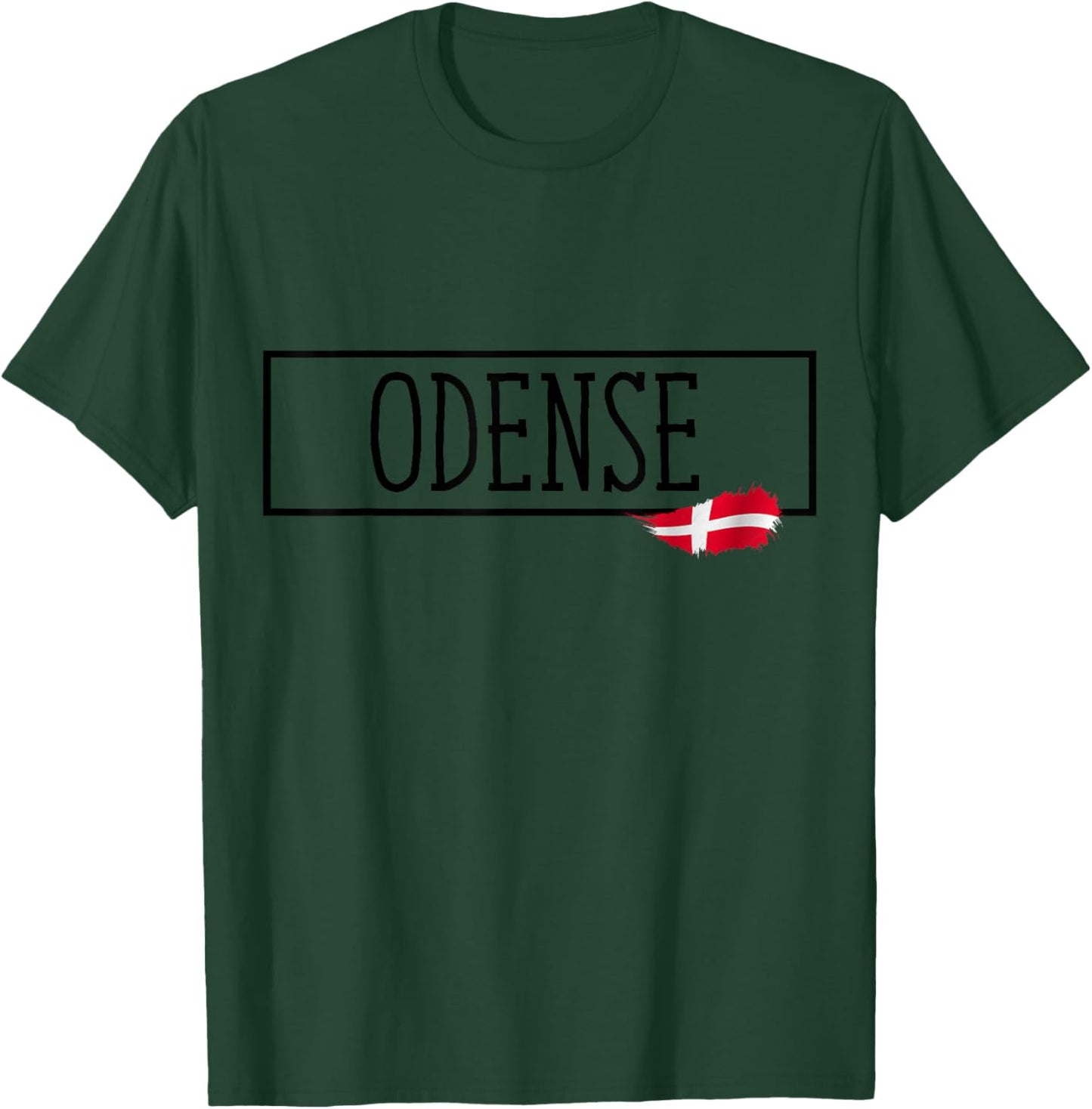 Odense Danmark Travel Souvenir Danes Danskere Women Men T-Shirt - T-Shirt | Forest