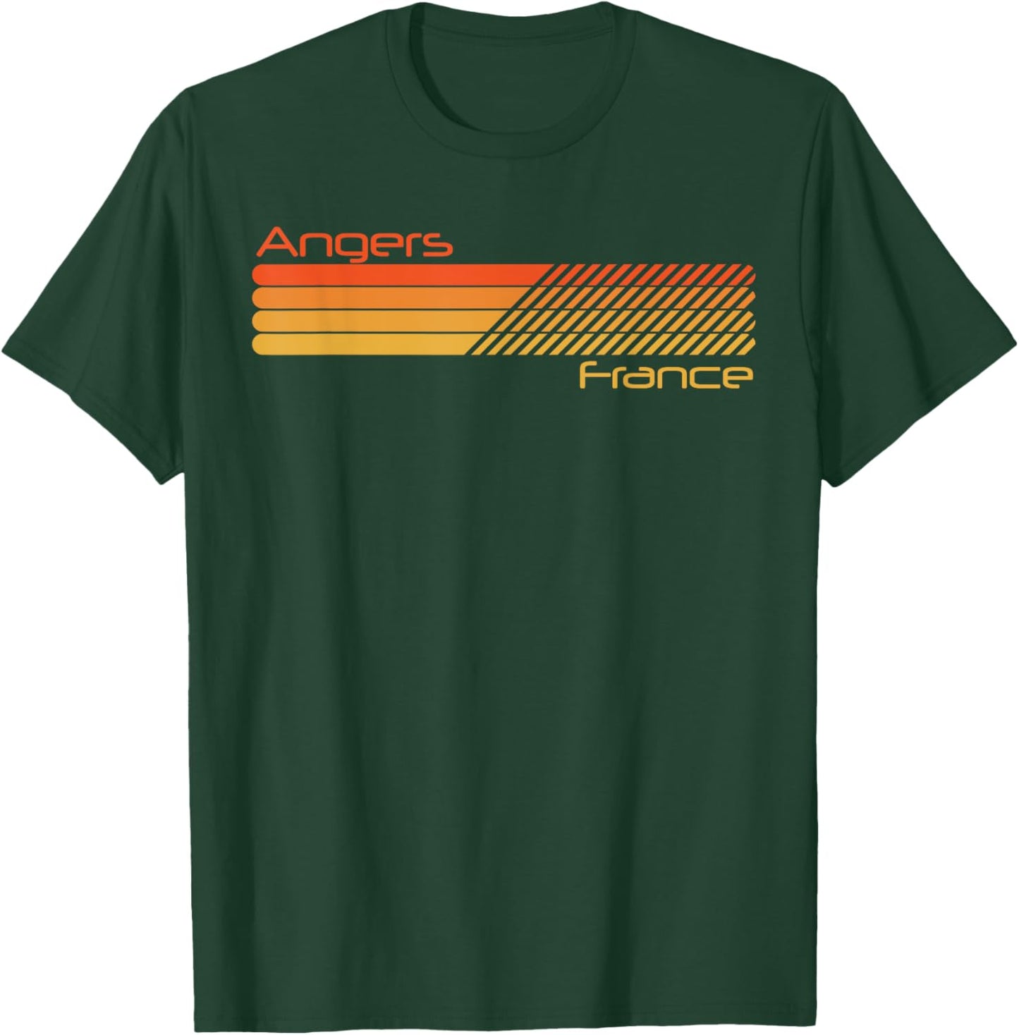 Retro Angers France T-Shirt - T-Shirt | Forest