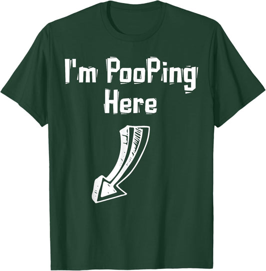 Funny Ileostomy Colostomy Poop Shirt Ostomy Bag Humor T-Shirt - T-Shirt | Forest