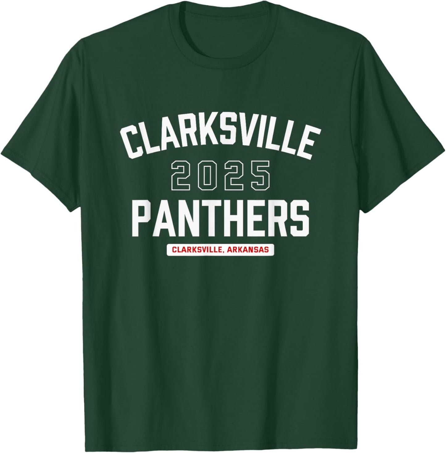 Clarksville Panthers Clarksville, Arkansas 2025 T-Shirt - T-Shirt | Forest