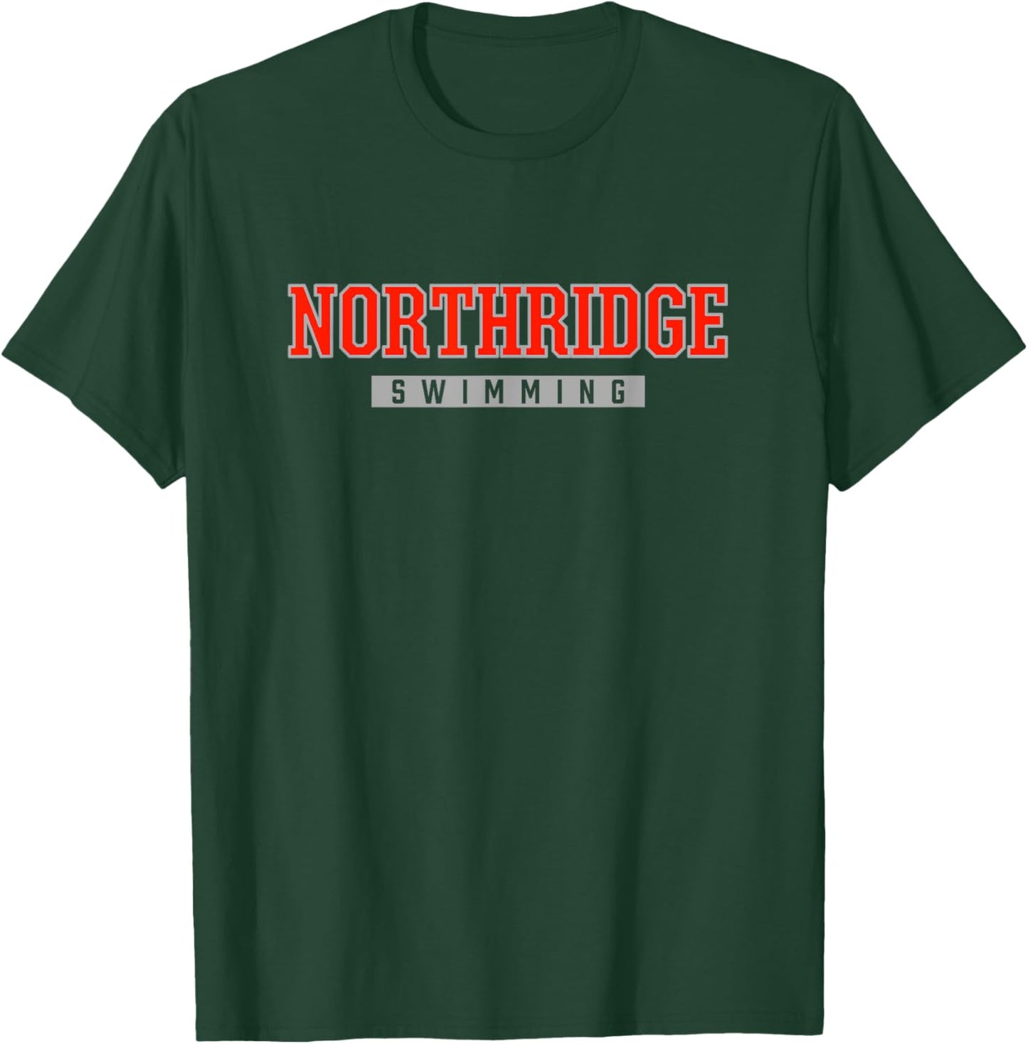 Northridge High School Swimming T-Shirt - T-Shirt | Forest