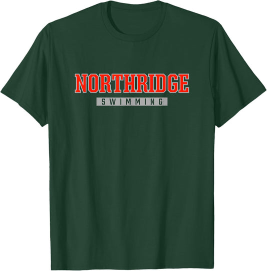 Northridge High School Swimming T-Shirt - T-Shirt | Forest