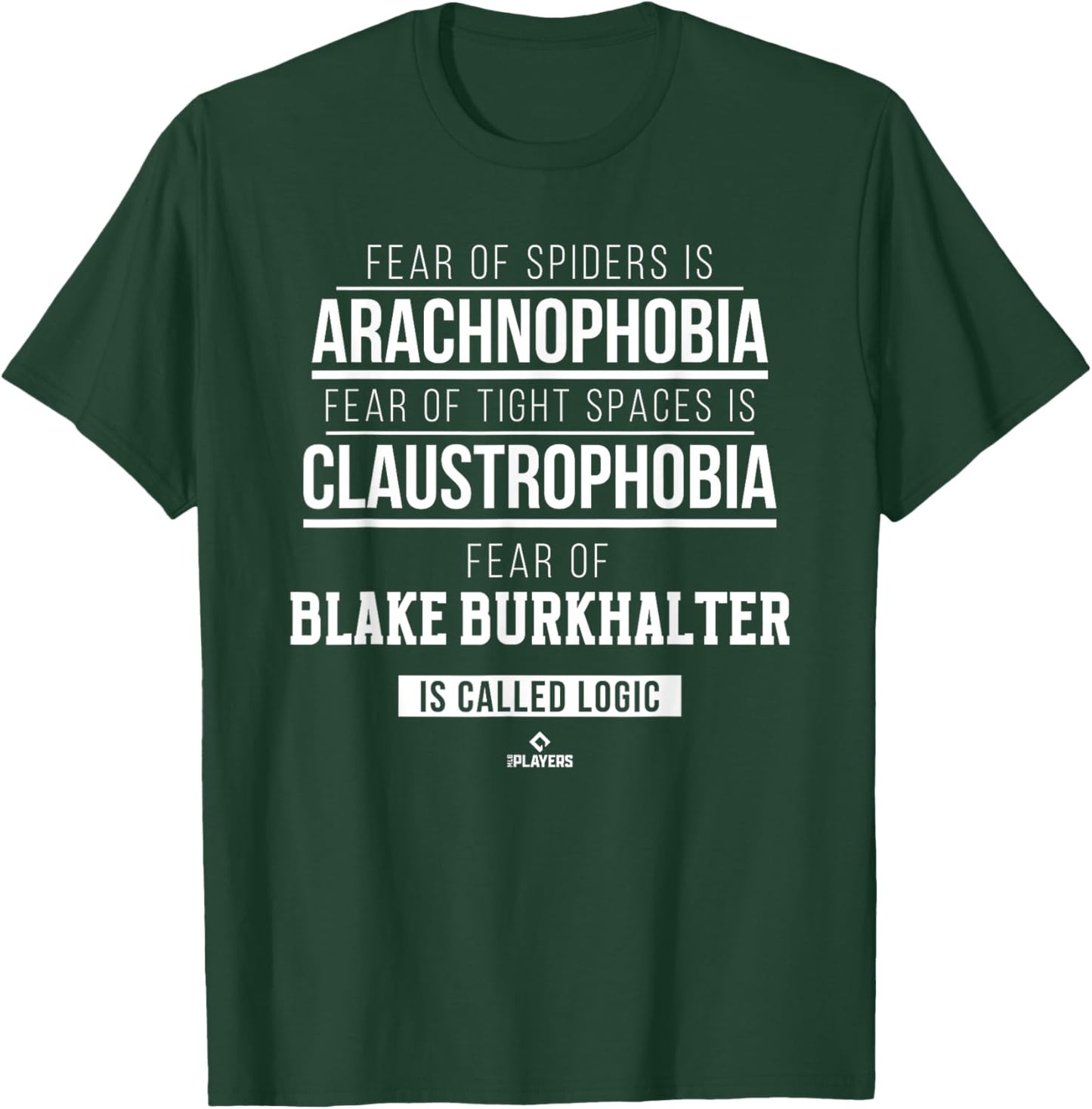 Fear of Blake Burkhalter Prospect Baseball Fan Gear T-Shirt - T-Shirt | Forest