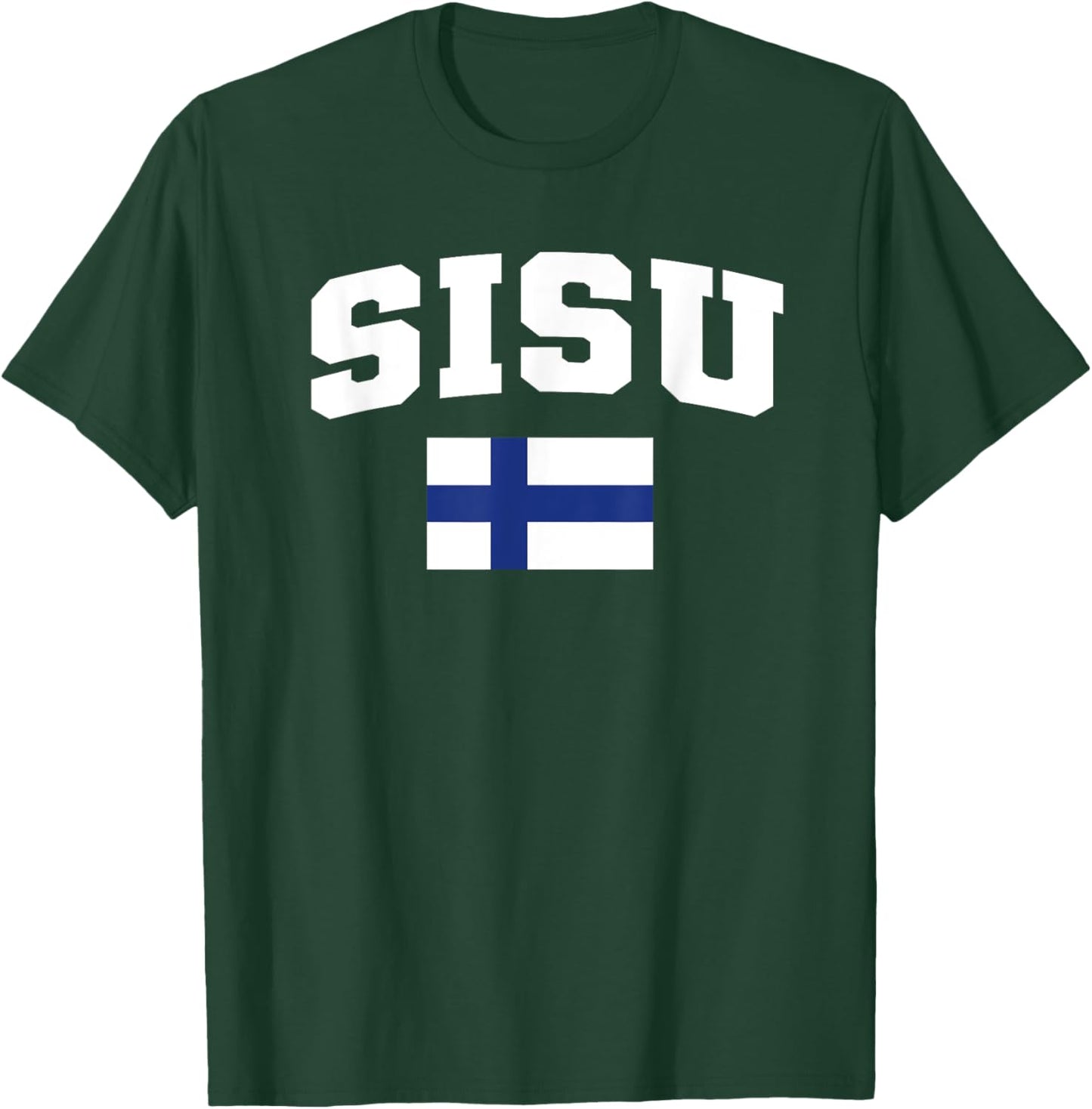 Sisu Finland Flag Finnish Resilience Suomi Pride Finn T-Shirt - T-Shirt | Forest