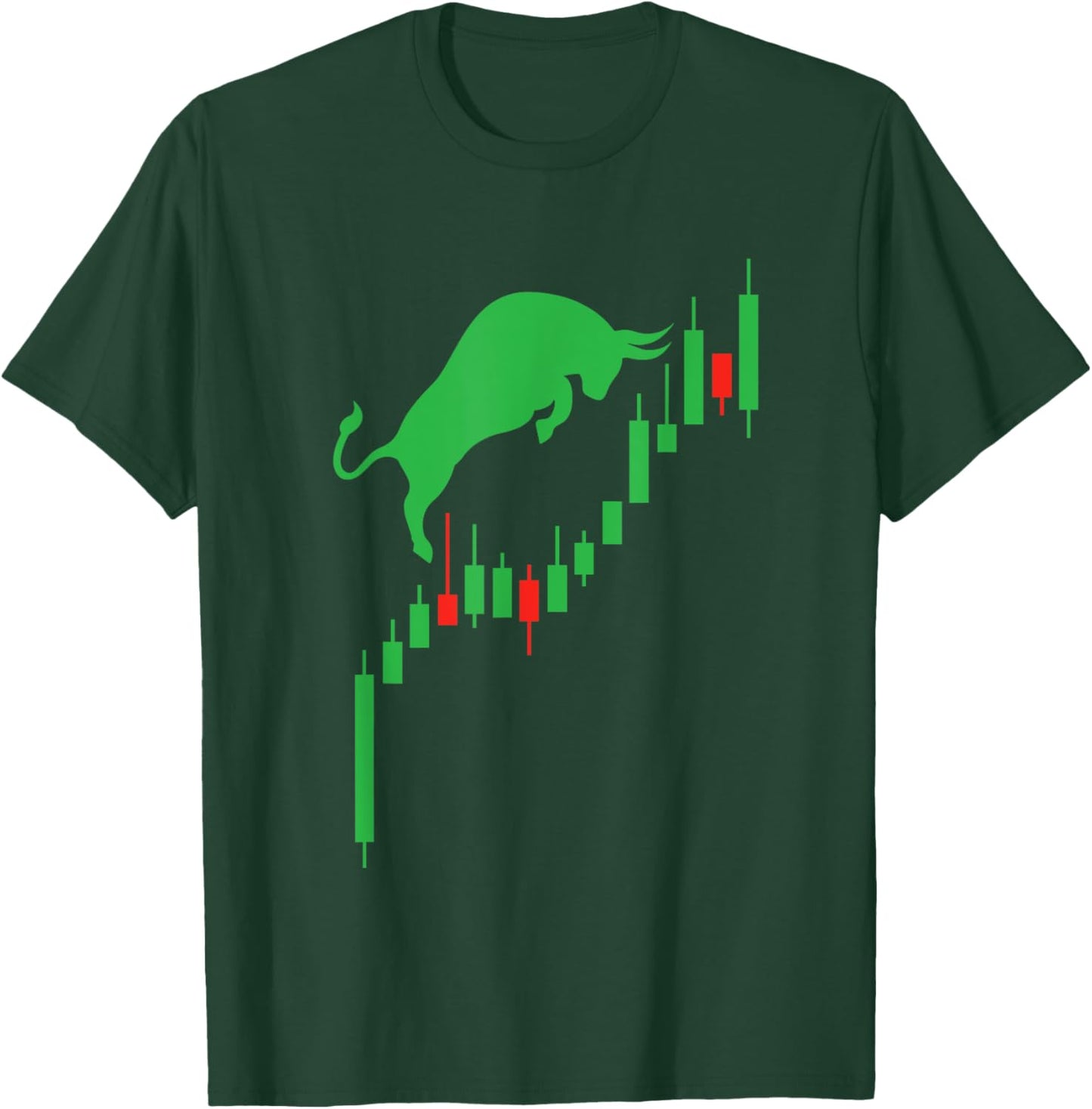 Best Stock Market Art Women Stock Broker Day Trading T-Shirt - T-Shirt | Forest