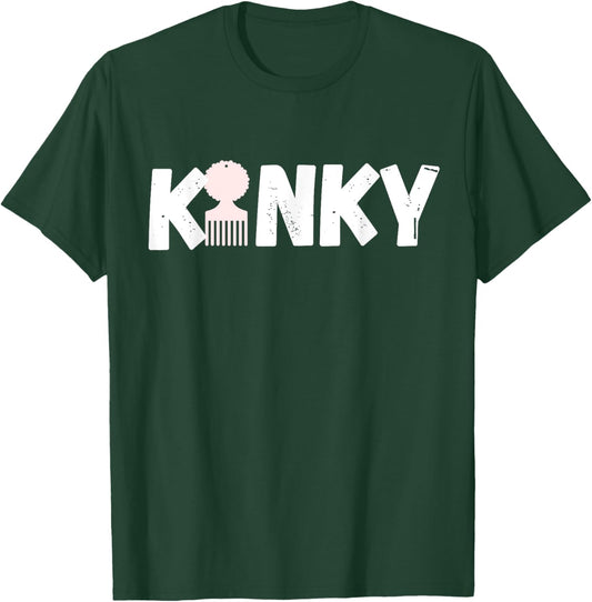 Vintage Distressed Dope Kinky Afro T-Shirt - T-Shirt | Forest