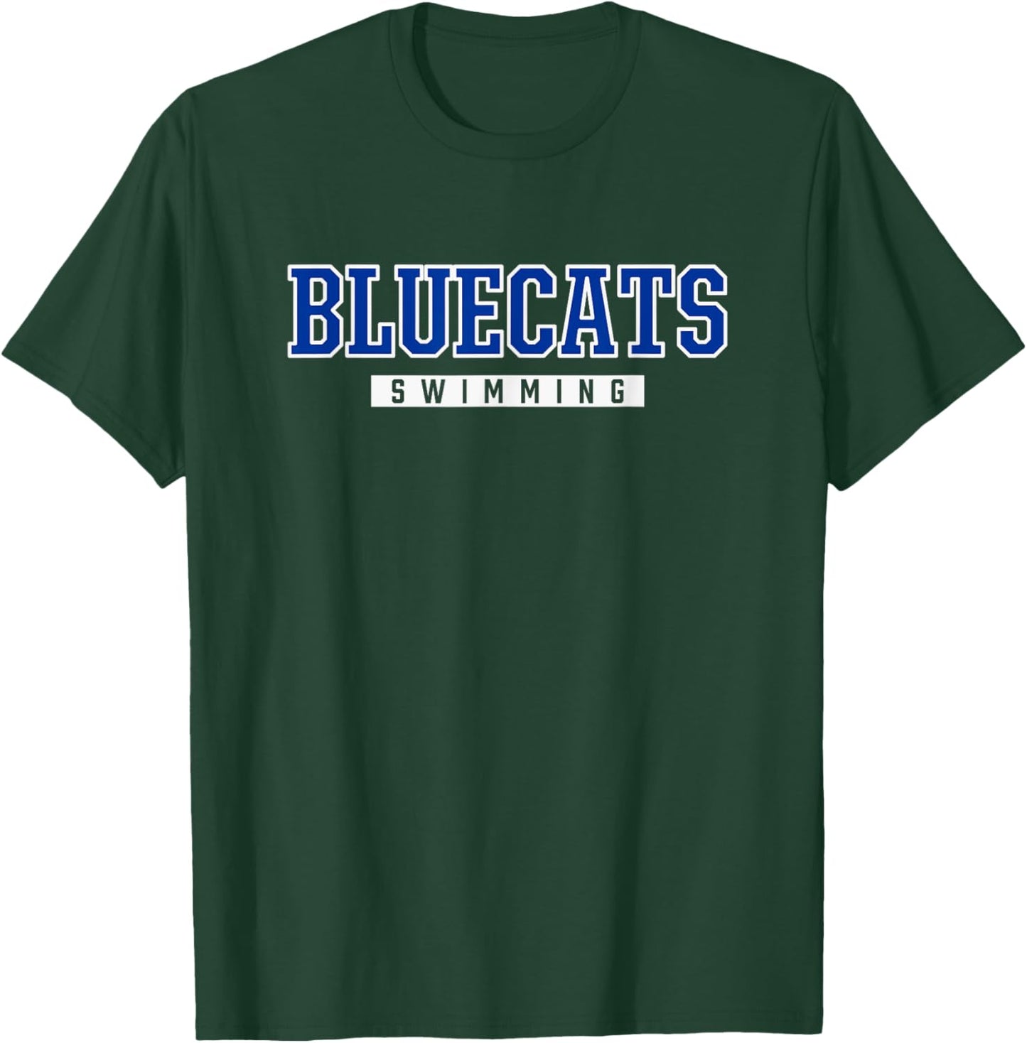 Coleman Bluecats Swimming T-Shirt - T-Shirt | Forest