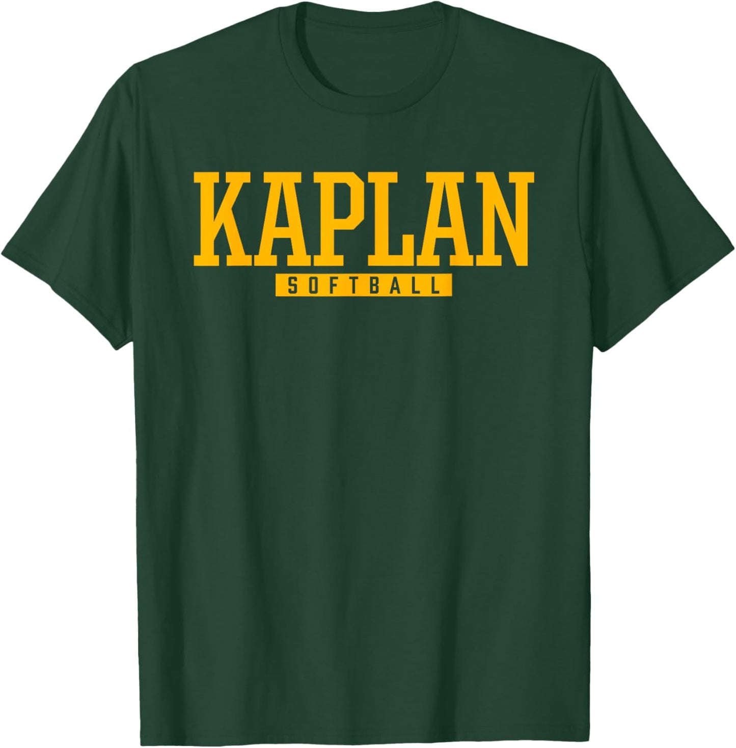Kaplan High School Softball T-Shirt - T-Shirt | Forest