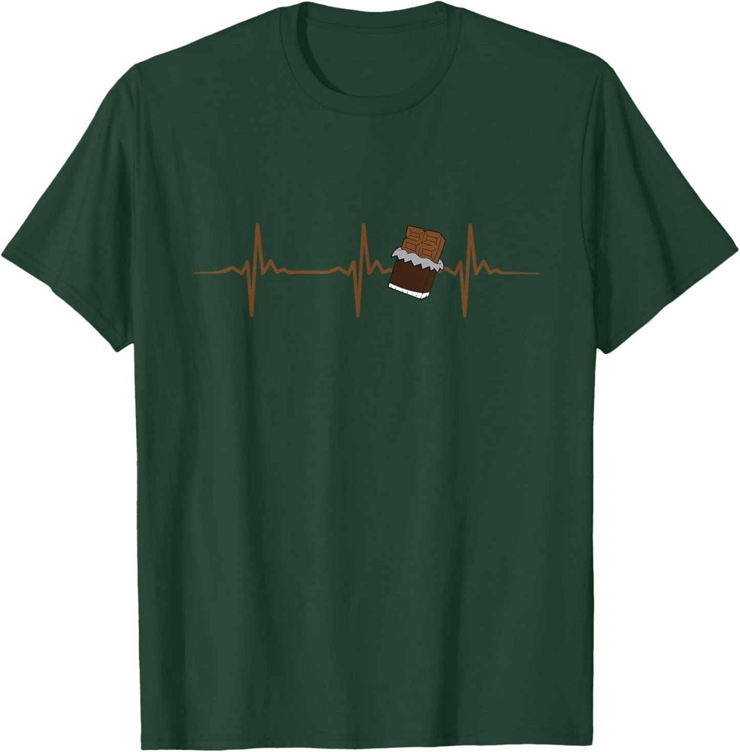 Chocolate Lover Quote Humor Chocolate Milk Chocolate Bars T-Shirt - T-Shirt | Forest