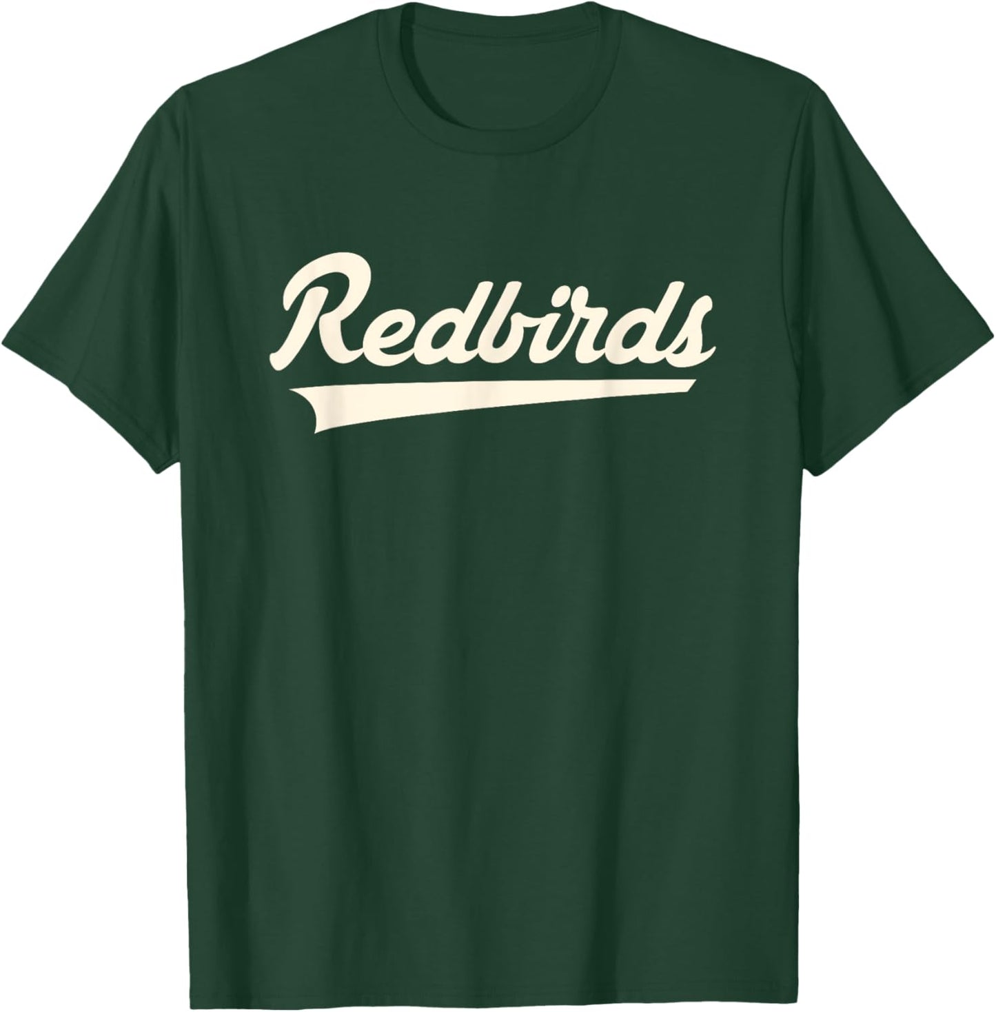 Redbirds Alton Vintage Swoosh HS T-Shirt - T-Shirt | Forest