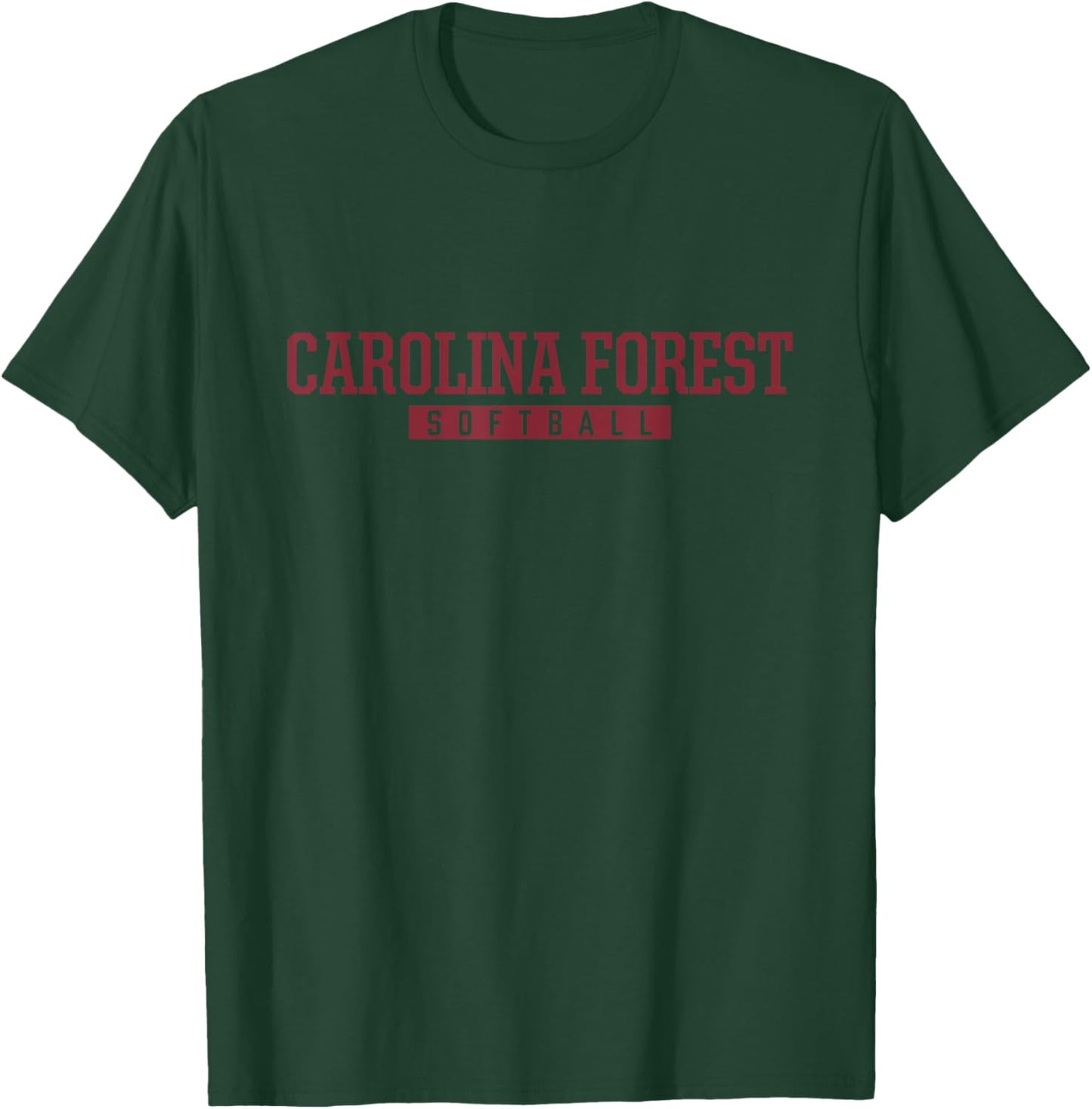 Carolina Forest High School Softball T-Shirt - T-Shirt | Forest