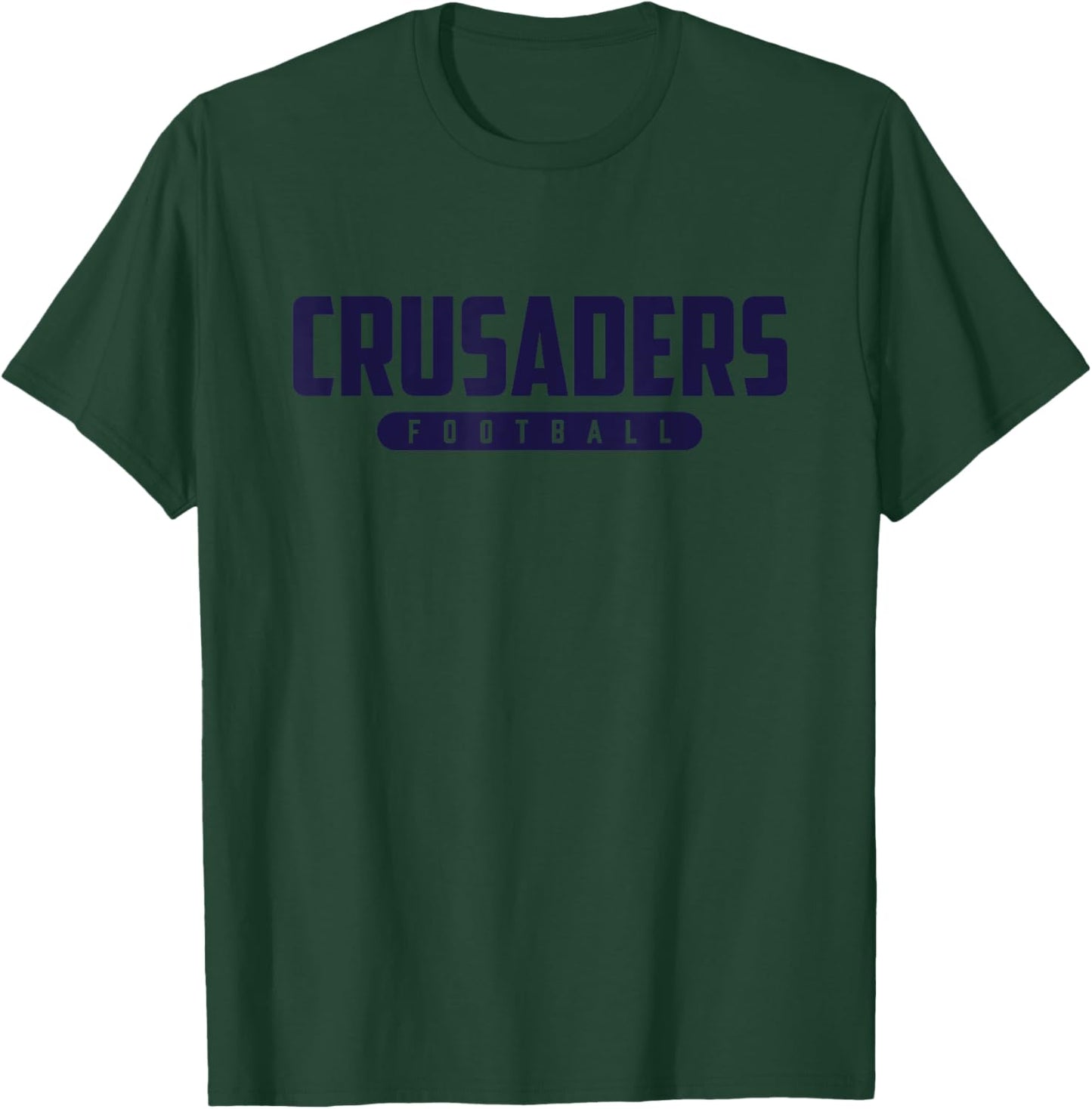 Manchester Memorial Crusaders Football T-Shirt - T-Shirt | Forest