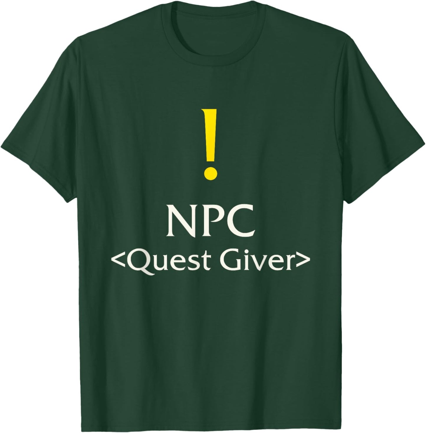 RPG LARP Gamer Quest NPC T-Shirt - T-Shirt | Forest