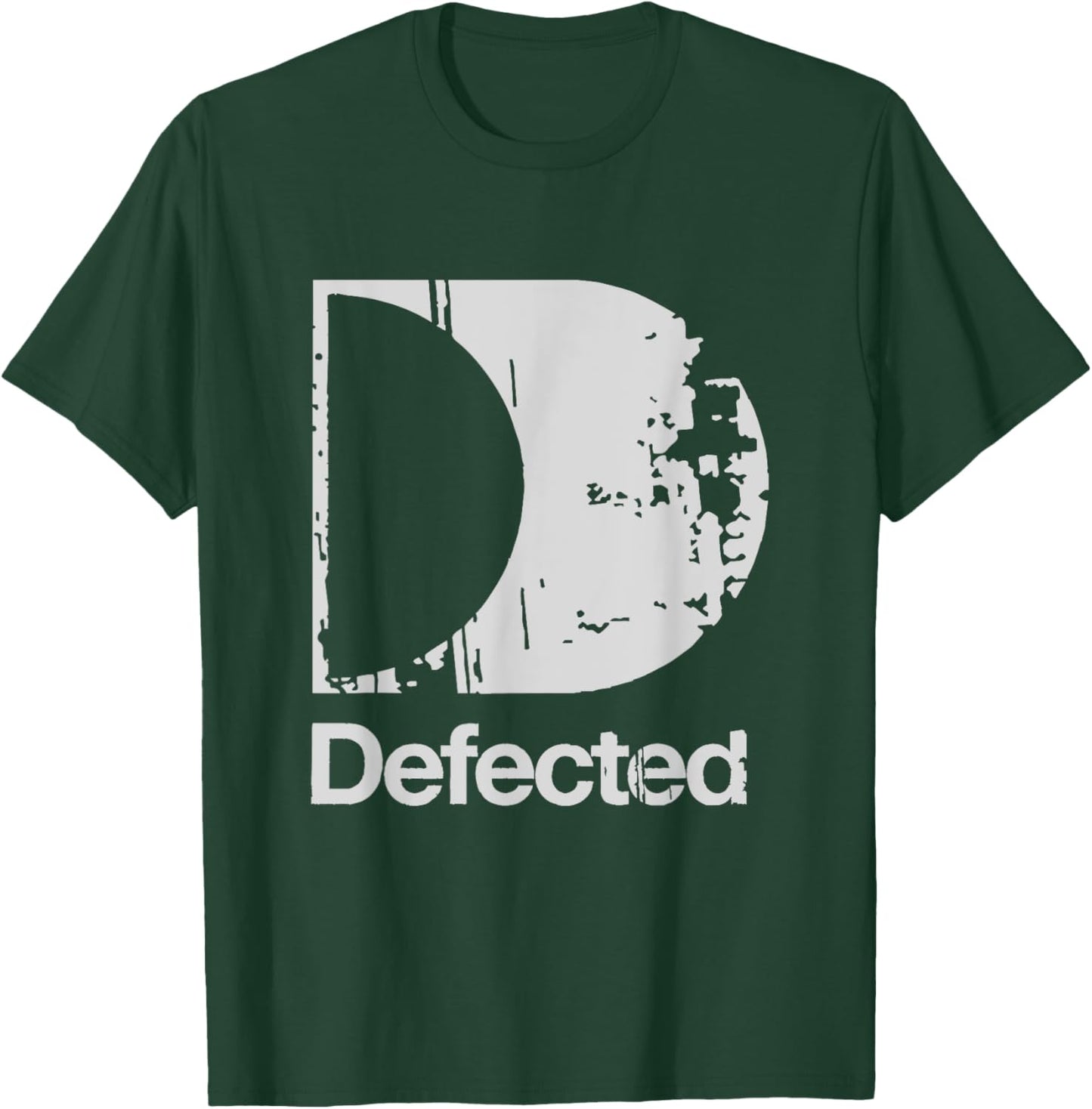 Defected Classic D Light Grey Print T-Shirt - T-Shirt | Forest