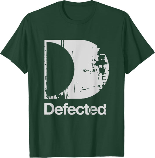 Defected Classic D Light Grey Print T-Shirt - T-Shirt | Forest