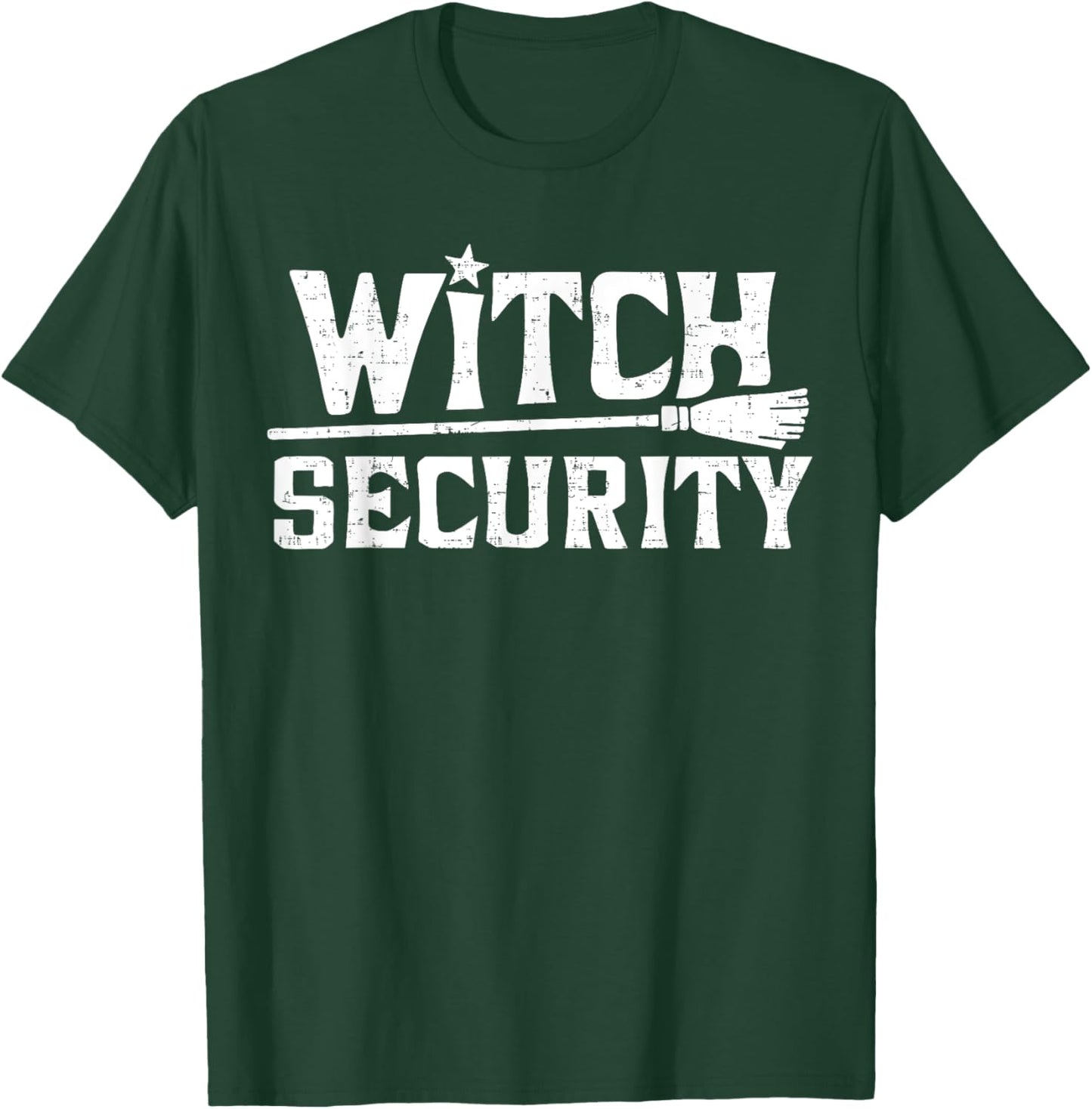 Witch Costume Women or Funny Mom Witch Security T-Shirt - T-Shirt | Forest