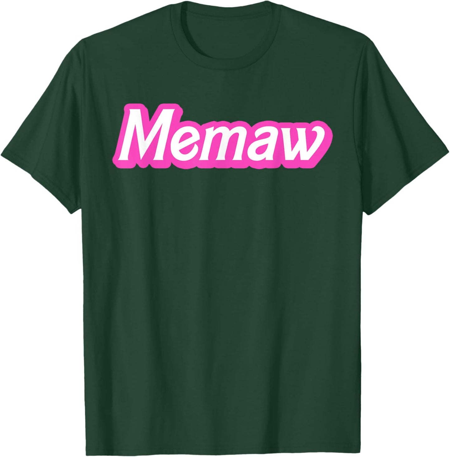 Retro Memaw Pink , Spooky Halloween Grandma T-Shirt - T-Shirt | Forest