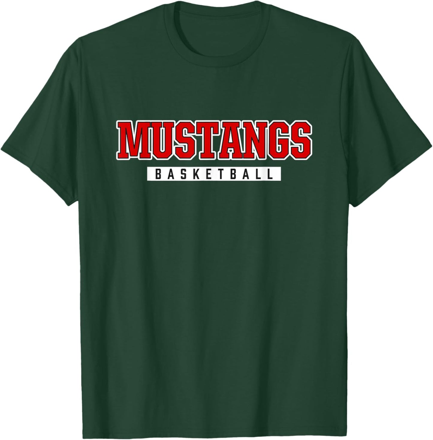 Mustangs Basketball Westfield High School T-Shirt - T-Shirt | Forest