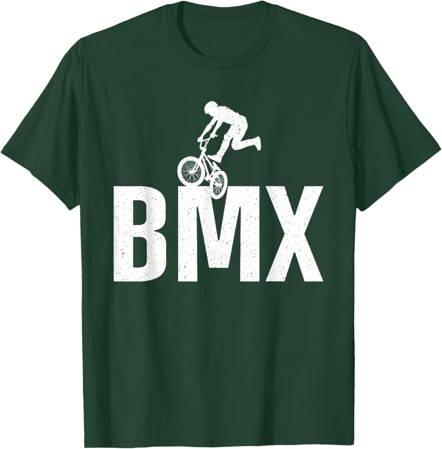 Cool BMX Design Women Boys BMX Rider Off Road BMX T-Shirt - T-Shirt | Forest