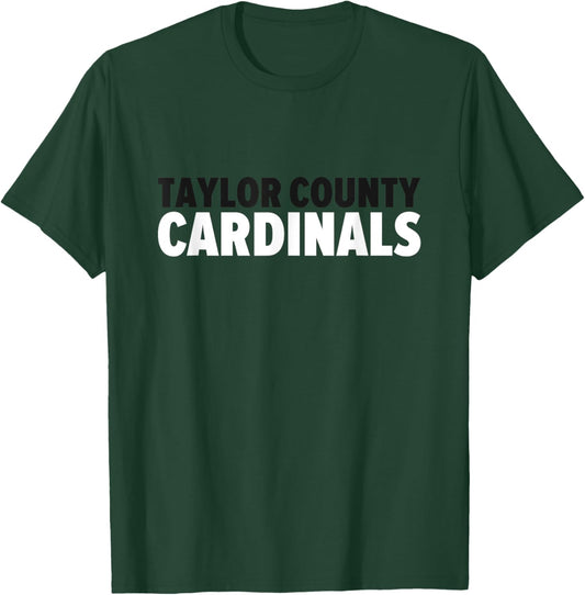 Taylor County Cardinals Bold T-Shirt - T-Shirt | Forest